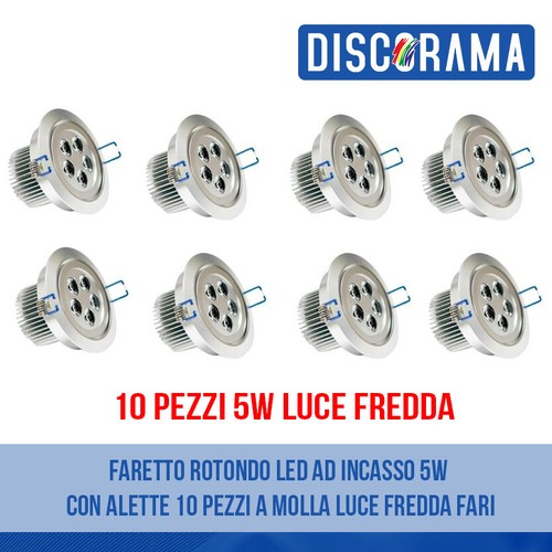 Faretto rotondo led incasso - led, ad