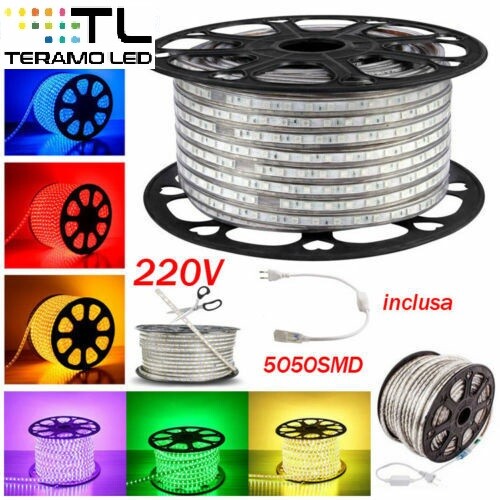 Striscia led 220v - striscia, su