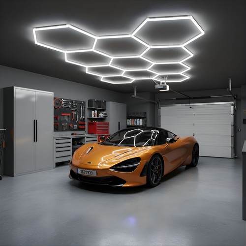 Luci led esagonali soffitto - luci,