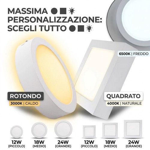 Plafoniera led soffitto - led,