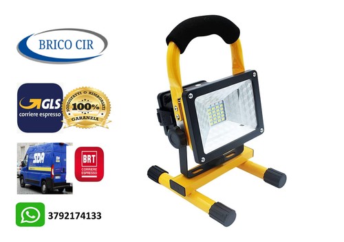 Faro led 30w ricaricabile - faro,