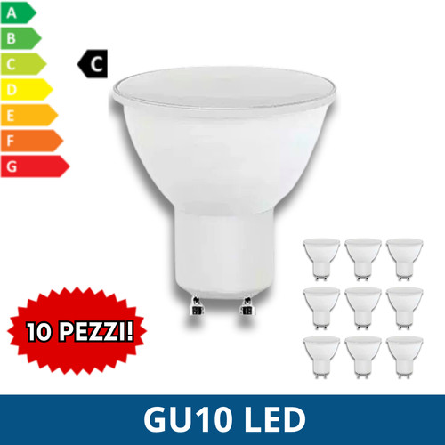 Gu10 led faretti 3w 6w - da,