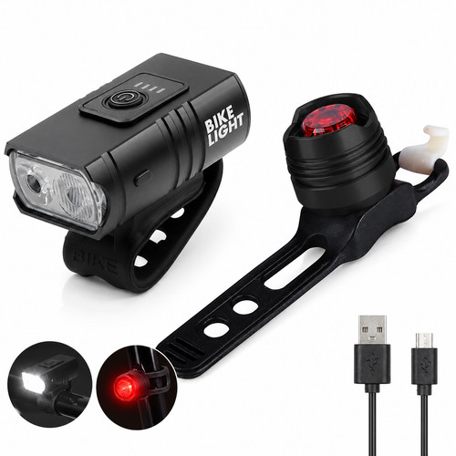 Kit luci bici led - luci, anteriore