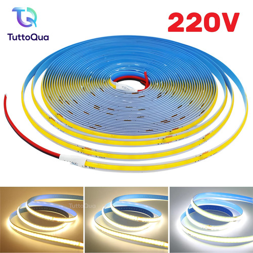 Striscia led 220v cob - striscia,