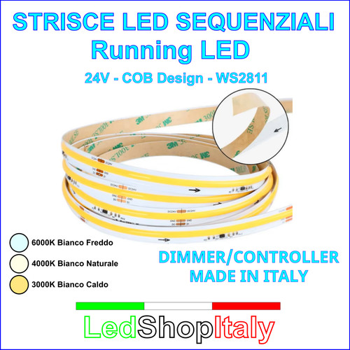 Led sequenziali strisce - led,