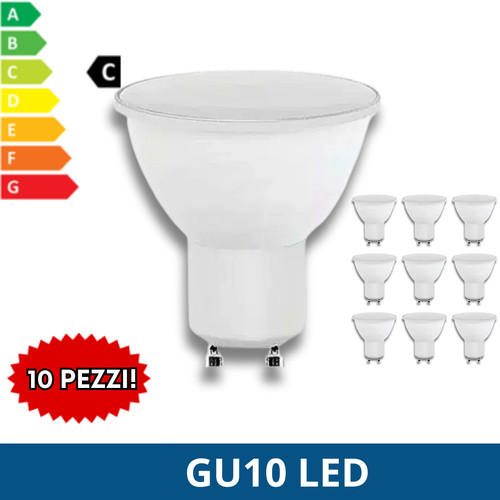 Lampadine gu10 led faretto - 10,