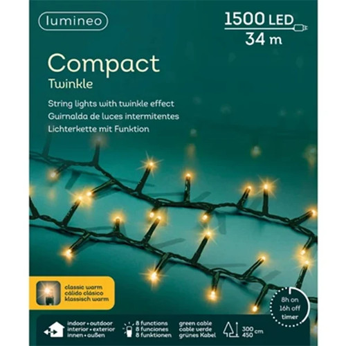 Luci natale 1500 led - led, bianco