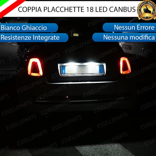 Coppia luci targa led - targa,