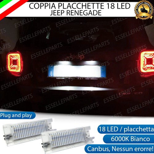 Coppia placchette led luci - coppia,