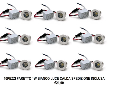 Faretto incasso - 10,