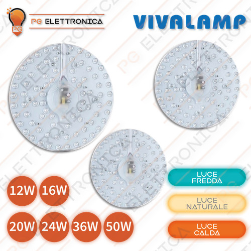 Circolina led con calamita - con,